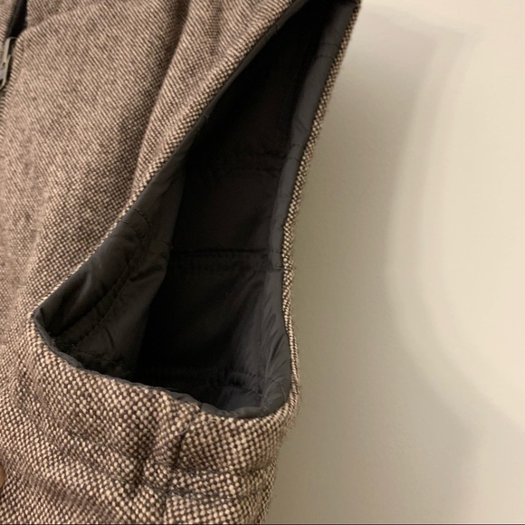 Prana Reversible Two Way Vest Jacket,apres ski vest Brown Wool Blend Polyester - Picture 9 of 17